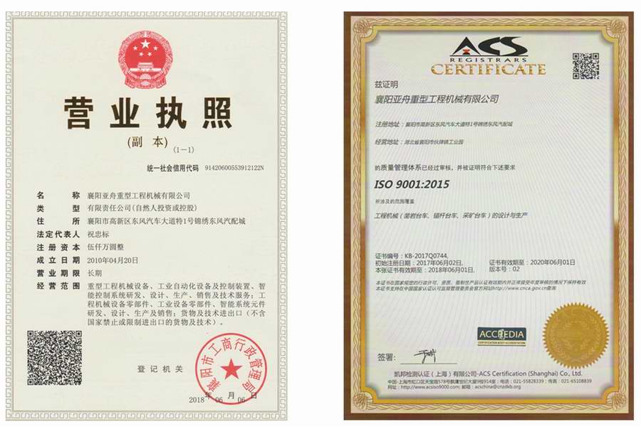 營業(yè)執(zhí)照，ISO證書